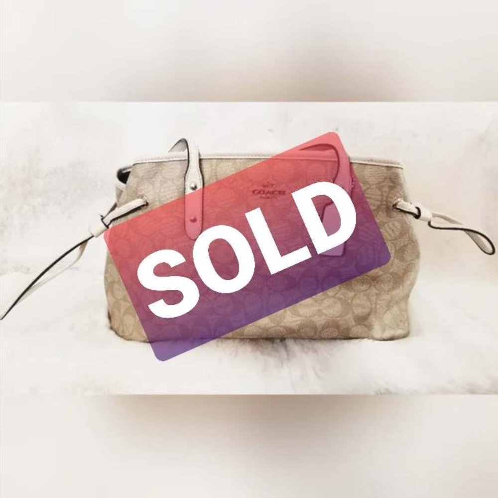 Coach Drawstring Satchel Bag